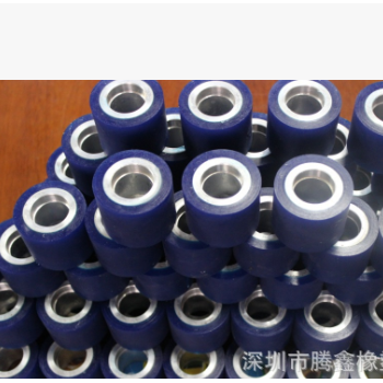 耐磨鋁制軸心聚氨酯包膠輥，防靜電膠輪