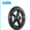 天時(shí)達(dá)生產(chǎn)銷(xiāo)售 8寸輪椅殘疾車(chē)前萬(wàn)向橡膠腳輪 工業(yè)耐磨塑料尼龍