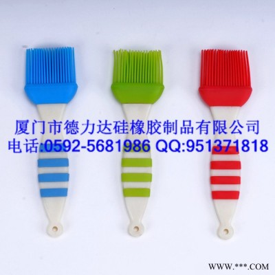 廈門(mén)德力達(dá)硅橡膠制品廠(chǎng)加工定制硅膠刷子硅膠燒烤刷