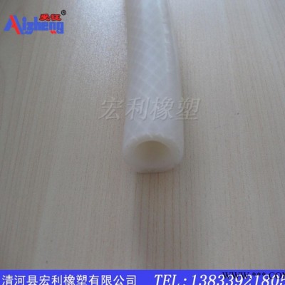 耐壓雙層編織夾線 透明增強(qiáng)編織橡膠管 夾線硅膠管