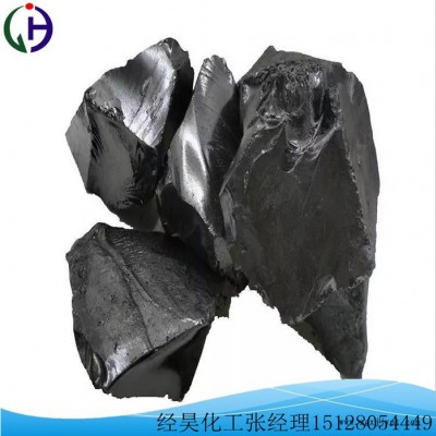 經(jīng)昊化工004中溫瀝青，主要用于橡膠再生膠的生產(chǎn)，也用于公路攪拌站作為瀝青增粘劑的使用，質(zhì)量保障