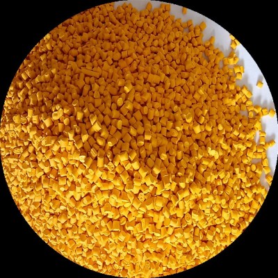澤軒 彩色母粒荷花黃色母粒高濃度高光質量穩(wěn)定塑料著色劑