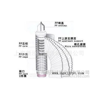 PTFE折疊濾芯，進(jìn)口聚四氟乙烯折疊濾芯，高溫氣體除菌
