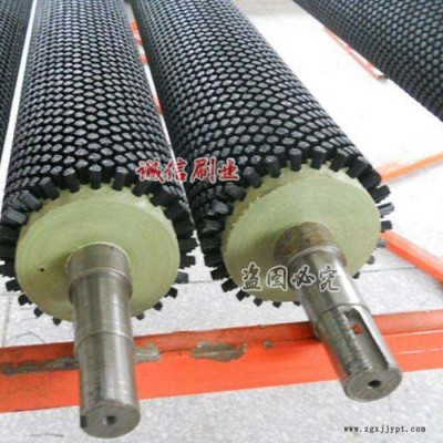 慧峰(Huifeng) NL-PA6 **水果蔬菜清洗機(jī)、玻璃清洗機(jī)、木材拋光機(jī)、鋼板酸洗毛刷輥PA6尼龍絲毛刷輥