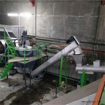 PET藥水瓶脫標(biāo)破碎清洗脫水機(jī)，柯達(dá)機(jī)械廢藥劑塑料瓶回收處理機(jī)
