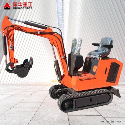 犀牛 洋馬動(dòng)力小型挖掘機(jī) 橡膠履帶微挖機(jī) 廠家供應(yīng)無(wú)尾微型挖掘機(jī)