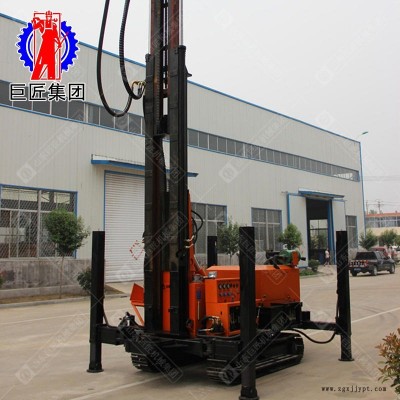 橡膠履帶氣動鉆機廠家 巨匠FYX-180型打井機 氣動巖石打井設(shè)備 鉆孔機