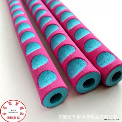 專業(yè)定制雙色指紋發(fā)泡管，NBR發(fā)泡管，海綿橡塑發(fā)泡管手把套廠家