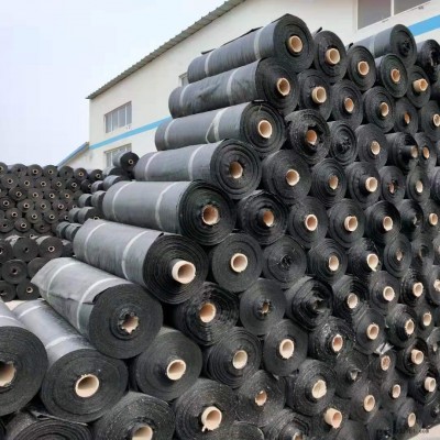廠家現(xiàn)貨抗老化抗氧化黑色園藝地布 果園防草布 全新料防草布 聚乙烯編織布
