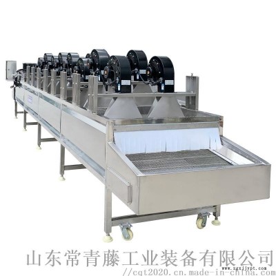 玻璃瓶塑料瓶清洗風干線 全自動杏鮑菇翻轉(zhuǎn)式風干機