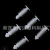 家具文具鉚釘平齒白色倒刺卡扣樹形鉚釘尼龍標牌堵孔卡子A23