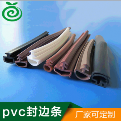 廠家直供門縫密封條 實(shí)木門pvc塑料家具封邊條隔音U型膠條制做