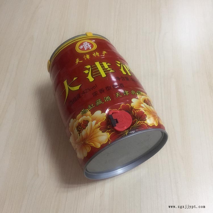 小款白酒桶 外觀精致馬口鐵白酒桶廠家設(shè)計(jì)定做 質(zhì)量保證示例圖1
