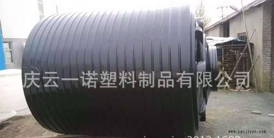 新磨具外加強筋10噸滾塑容器塑料桶，10噸大型水塔塑料桶廠家示例圖2