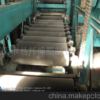 江蘇無錫江陰市易邦公司生產(chǎn)冶金機(jī)械耐磨、耐強(qiáng)酸的海帕隆橡膠輥