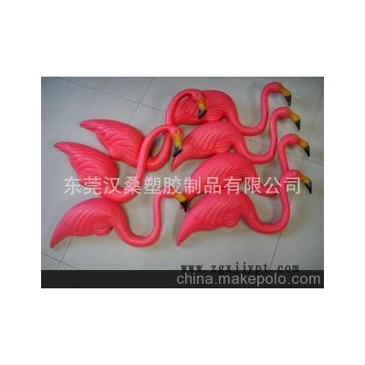 吹塑紅鶴/火烈鳥，用于園藝飾品等