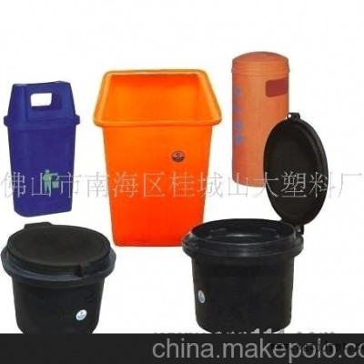 加工定制大型滾塑加工，環(huán)保垃圾桶，大型中空制品加工(圖)