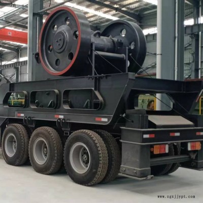 輪胎式 移動破碎機(jī) 建筑垃圾破碎站 簡易移動破碎站