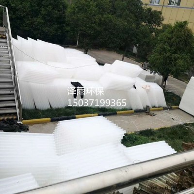 水處理填料pp斜管填料安裝示意圖-沉淀池聚氯乙烯斜管填料廠家及包裝要求 斜管填料材質
