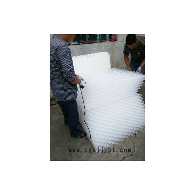 蜂窩斜管 全新pp料 自產(chǎn)自銷(xiāo)加厚六角蜂窩斜管填料 可定制 可安裝