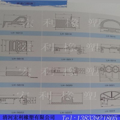 安全門膠條 三元乙丙耐腐蝕橡膠條 機(jī)械門底工業(yè)門密封條 多規(guī)
