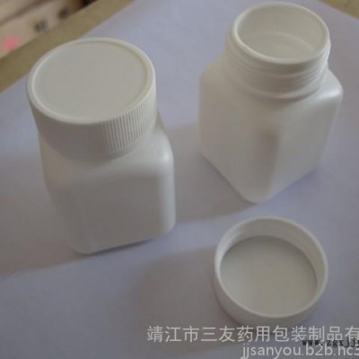 藥用塑料瓶、塑料瓶、藥用包裝瓶、方塑料瓶、60Ml塑料瓶、口服固體塑料瓶
