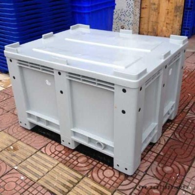 塑膠卡板箱 九腳托盤 叉車塑料周轉(zhuǎn)箱 塑膠川字托盤卡板箱 ** 蓋子另外報(bào)價(jià)