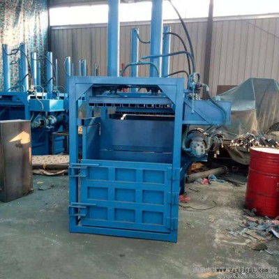 塑料瓶垃圾壓縮機 立式液壓壓塊機 生活垃圾廢品壓縮機