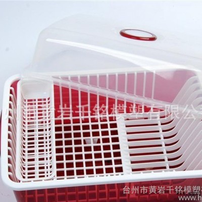 新品塑料雙層碗架模具 瀝水架模具設(shè)計(jì) 臺(tái)州黃巖模具廠