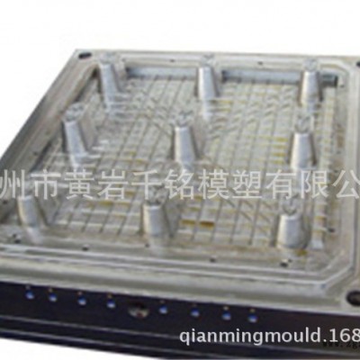 倉(cāng)庫(kù)叉車托盤模具 黃巖塑料托盤模具加工制造廠