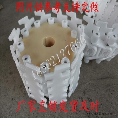 pom鏈板實體廠家，塑料提升鏈板設備廠家，塑料擋板鏈板專業(yè)定制