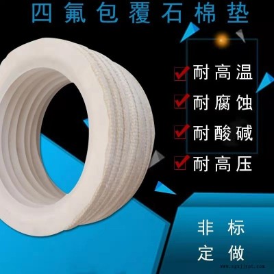 廣西四氟包覆墊片搪瓷反應(yīng)釜專用墊片價格優(yōu)惠