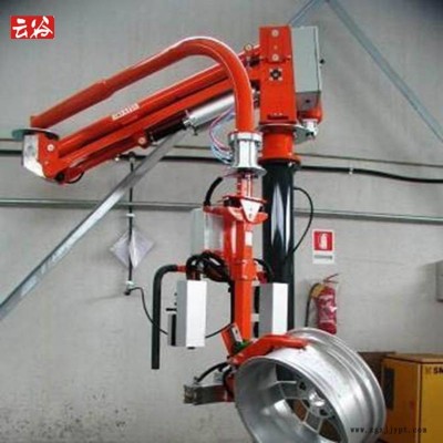 汽車(chē)輪轂搬運(yùn)助力機(jī)械手SMC氣缸抱夾式手動(dòng)機(jī)械手YG100