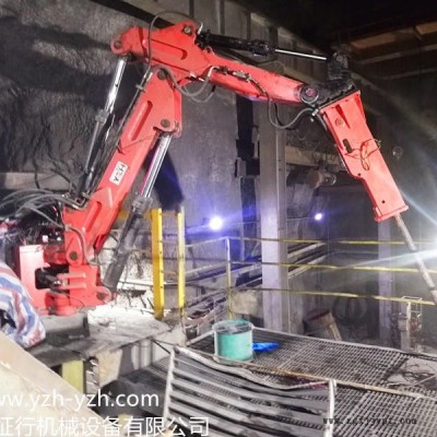 山東元征行廠家直供固定式液壓碎石機械手
