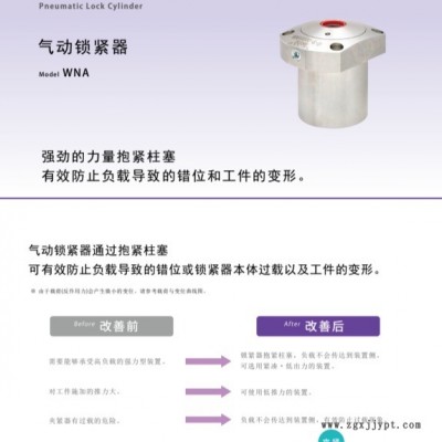 KOSMEK氣動鎖緊式夾緊器WNA考世美機械手夾緊器
