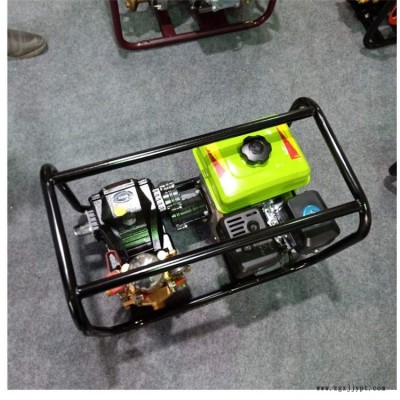 東恒機械手推四輪高壓打藥機 SY-4D汽油動力噴霧器  擔架式噴霧機銅泵