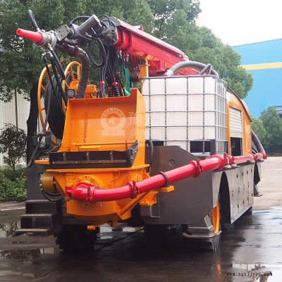 全自動(dòng)機(jī)械手濕噴車回彈率低 粉塵濃度低