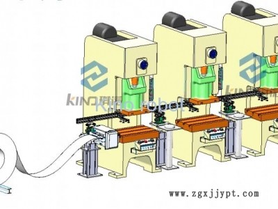 液壓機(jī)自動(dòng)化生產(chǎn)線 多臺(tái)沖床連桿機(jī)械手示例圖1